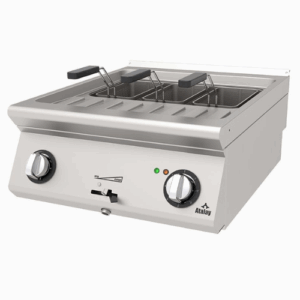 Pastakoker | 3 store kurver | 7,5kw-230v/400v – 3fas | B60xD73xH30cm – Atalay AMP-673