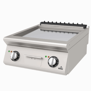 CHROME Flatgrill - Elektrisk | 6,8kw/3-fas – 230/400volt | B60xD73xH30cm – Atalay AEI-673 CR