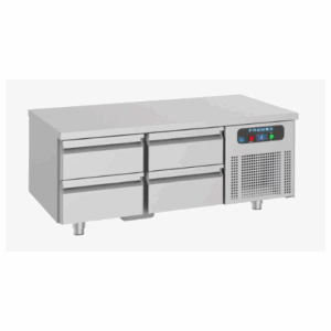 Grillkjølebenk 4 skuffer | KORT TYPE | B120xD70xH60cm | Frenox UGN2-SH-DZ-4D