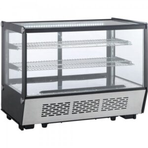 Kjølemonter med rett glass | 160 liter | B89xD57xH69cm – Adexa XCW160Z