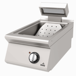 Chipsvarmer elektrisk | 650w/1fas | B40xD73xH30cm - ATALAY APD-473