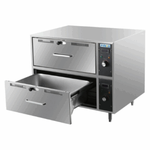 Varmeskuff | 2x1/1GN-150mm | 2kW/1-fas | B75xD58x65cm - Adexa HW82