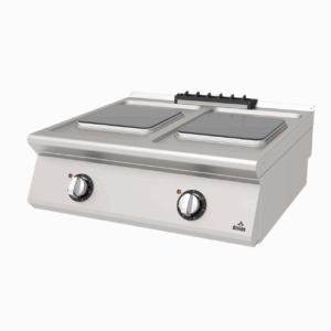 Koketopp | ELEKTRISK | firkantet | 4+4kw/3fas | B80xD73xH30cm – Atalay-873-1K