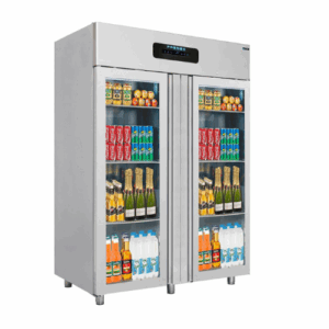 Fryseskap med glassdører | B140xD81xH205cm - Frenox BL14-M G