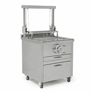 Kullgrill med heis | B80xD75xH155cm – Empero EMP.BTG.01