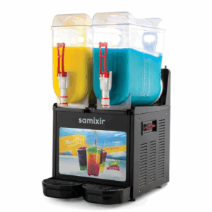 Slushmaskin | SORT | 2x12liter | B39xD53xH77cm – Samixir SLUSH24BA