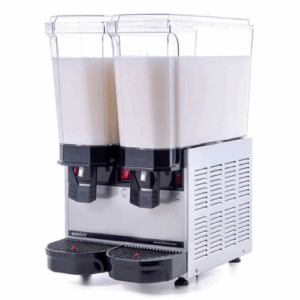 Dispenser for kalde drikker med røreverk | INOX | 20+20 liter | B336XD525XH665mm – Samixir 40.MMI